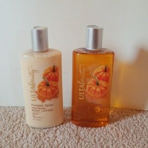 Ulta Beauty Pumkin Spice Body Wash and Lotion